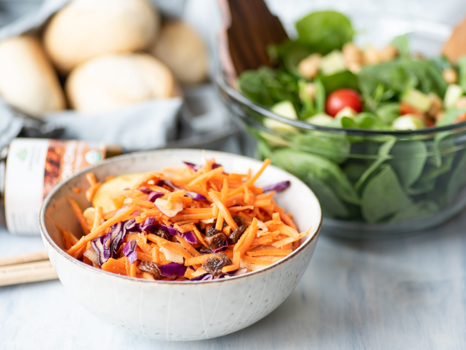 Spiced Carrot Raisin Salad Organic India