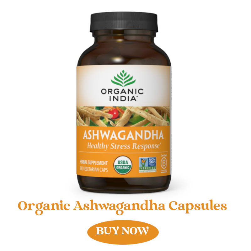 Organic Ashwagandha Capsules for root chakra