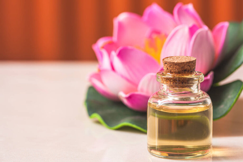 Egyptian lotus oil for skincare