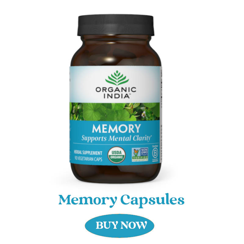 Memory bacopa capsules for crown chakra