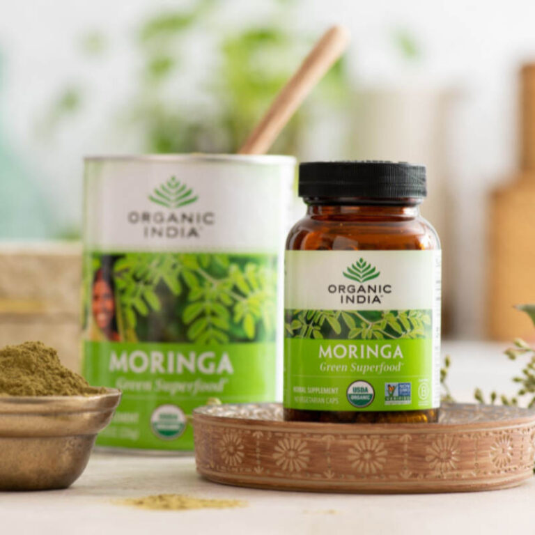 Moringa vs. Spirulina vs. Wheatgrass Super Green Rank Organic India