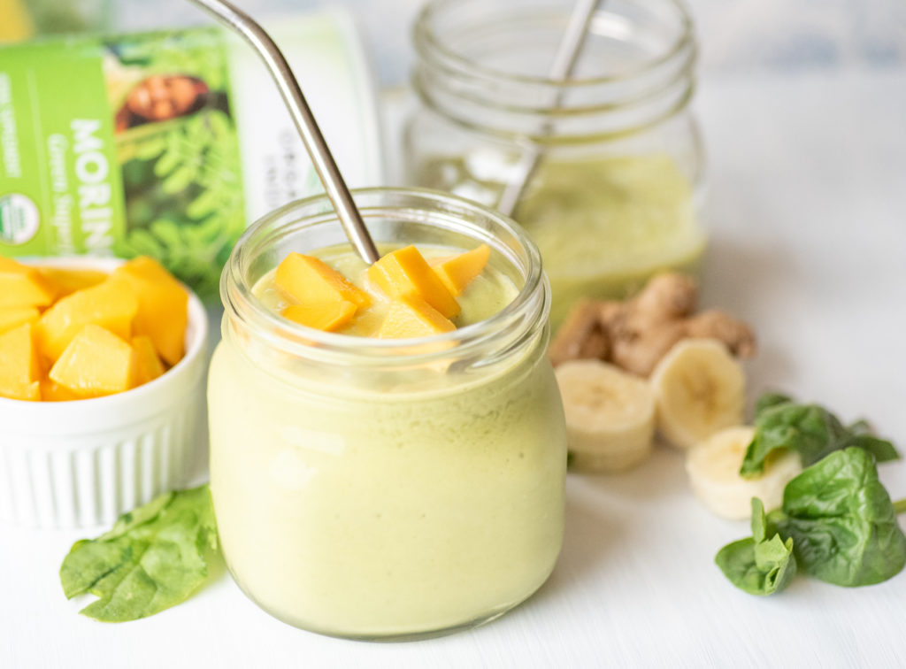 mango moringa vegan smoothie recipes