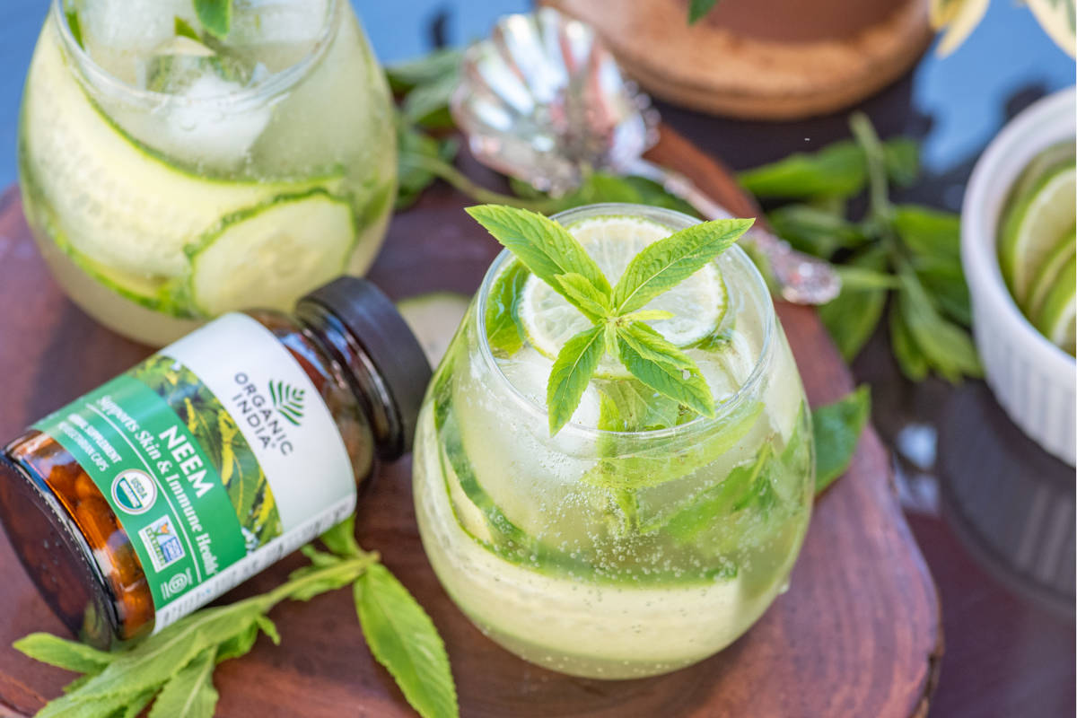 Neem Beauty Spritzer with Cucumber Lime and Mint Organic India