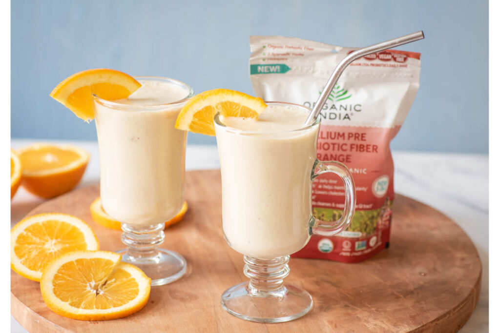 orange julius smoothie vegan smoothie recipe with pre and probiotic orange psyllium