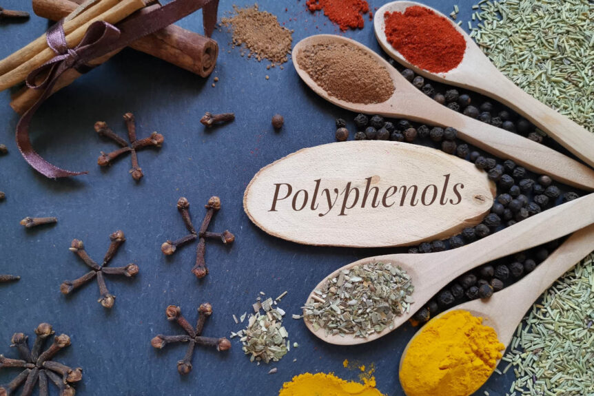 Herbal polyphenols for weight management in wooden spoons