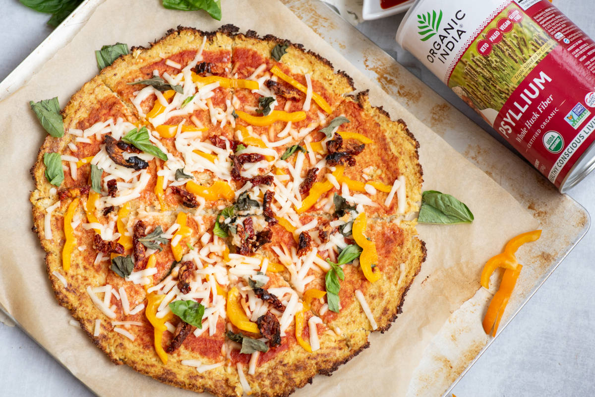 Cauliflower Psyllium Pizza Crust Organic India