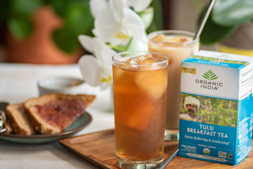 Perfect Tulsi Iced Breakfast Tea - Organic India