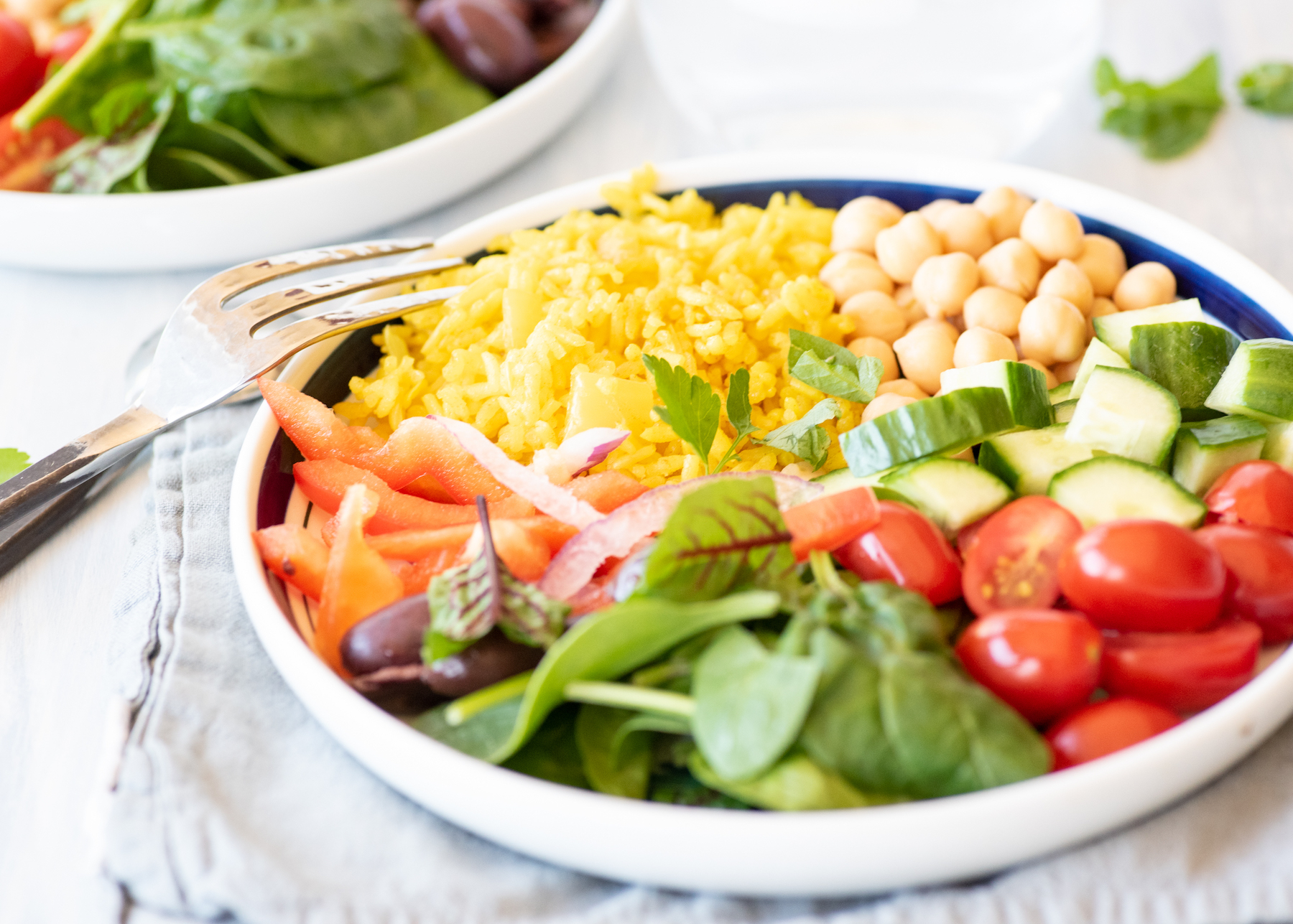 Mediterranean Turmeric Rice Salad Organic India